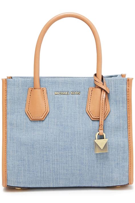 denim michael kors purse|michael kors denim crossbody bag.